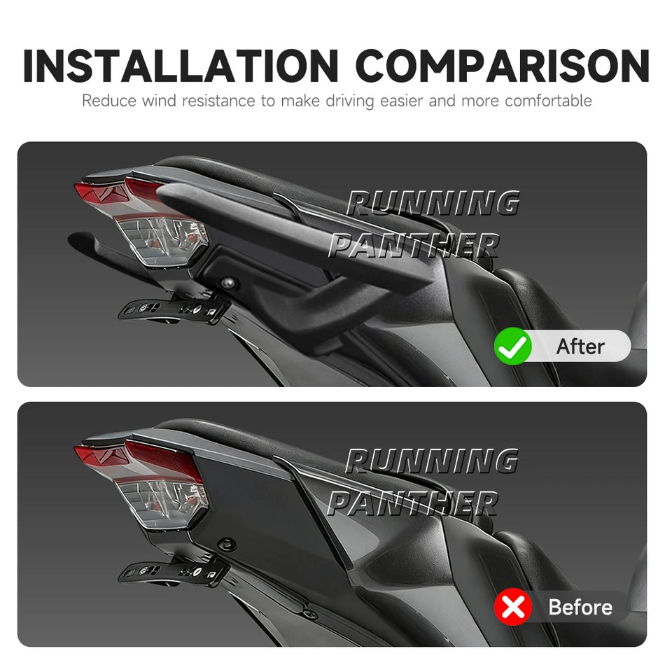 Aizmugures satveršanas stienis melnā krāsā Yamaha MT-09 MT-09 SP