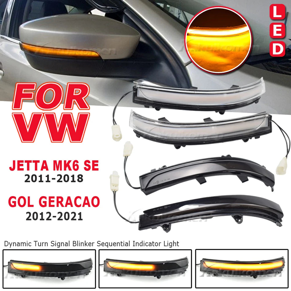 Δυναμικό LED Φως Σηματοδότησης για Volkswagen Jetta 6 GLI, Beetle, Scirocco