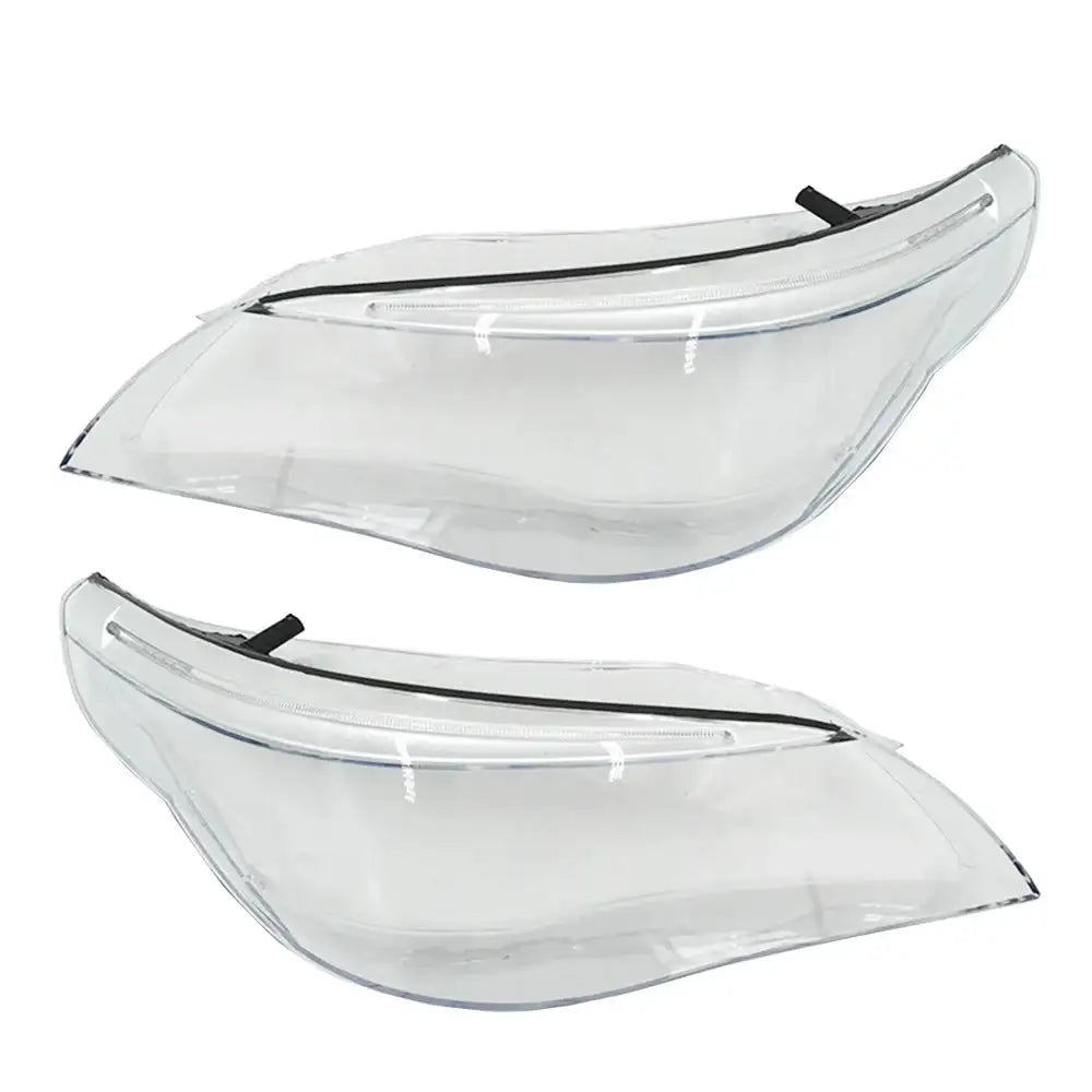 BMW E60 2008 2010 Left And Right Front Headlight Covers LED left and right