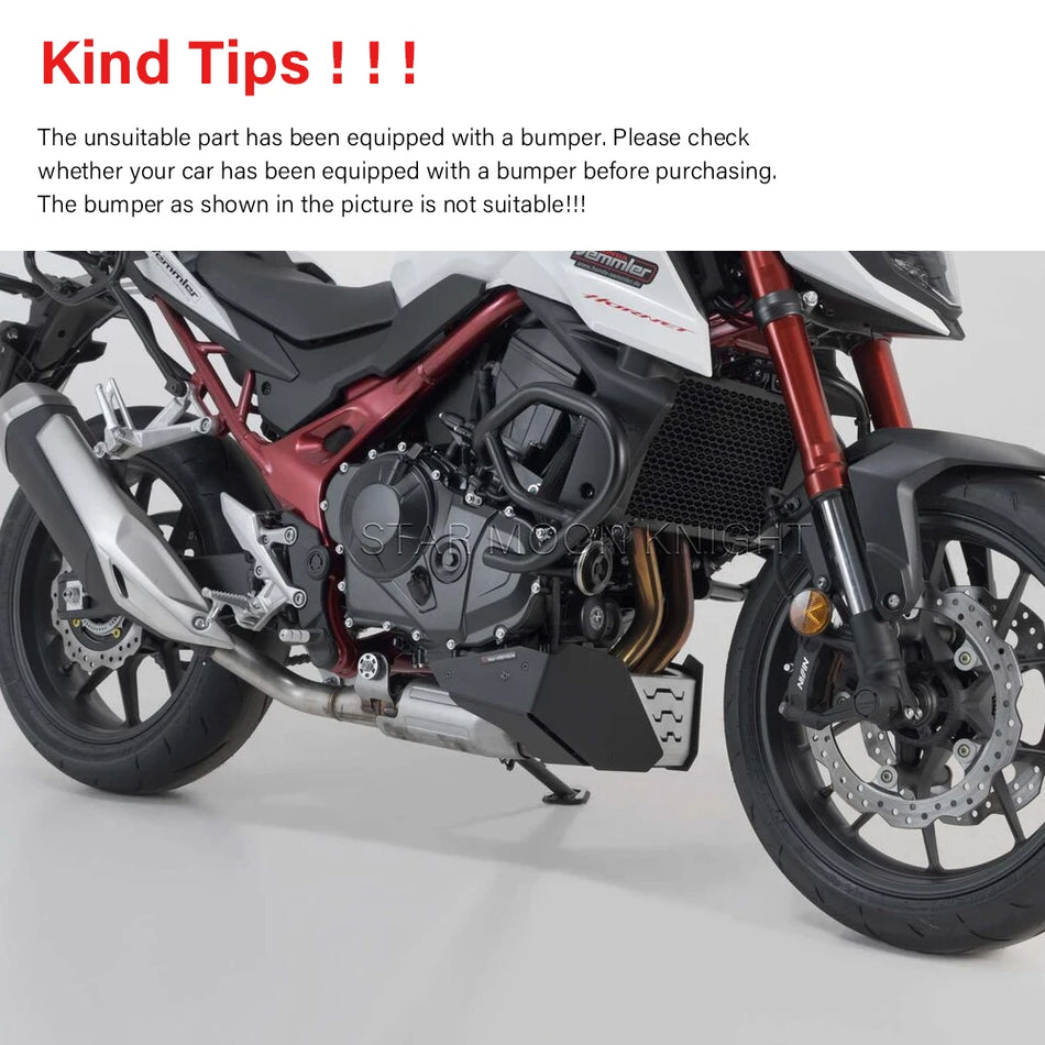 Honda Hornet 750 zaščitniki radiatorja z ABS plastiko in jeklenimi zaščitnimi ploščami