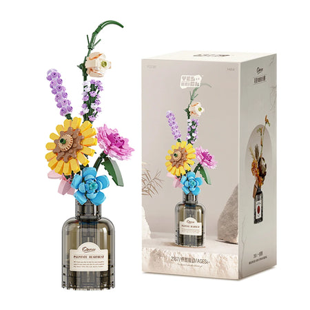 Romantic Flower Building Blocks Set Bouquet &ndash; Perfect Gift 2167