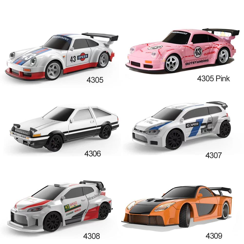 1/43 Mini RC Drift Car &ndash; 4WD High Speed Off Road Racing Fun