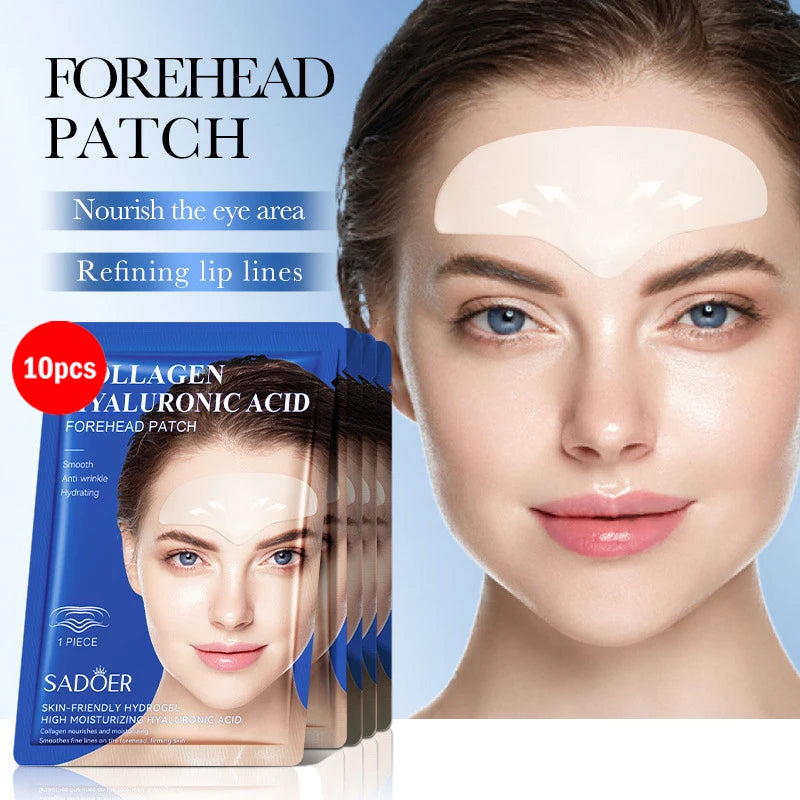 10pcs Hyaluronic Acid Collagen Face Mask for Moisturizing &amp; Firming Skin