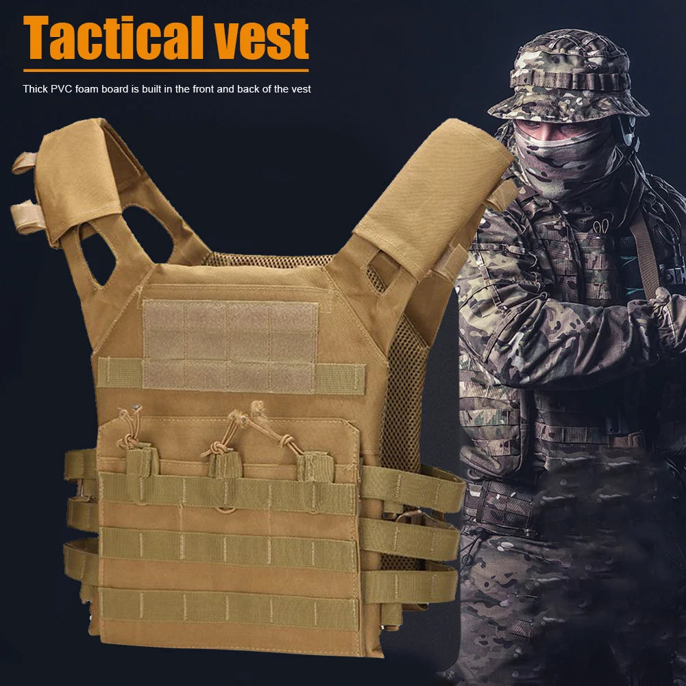 JPC Molle Plate Carrier &ndash; Lightweight Water Repellent Vest