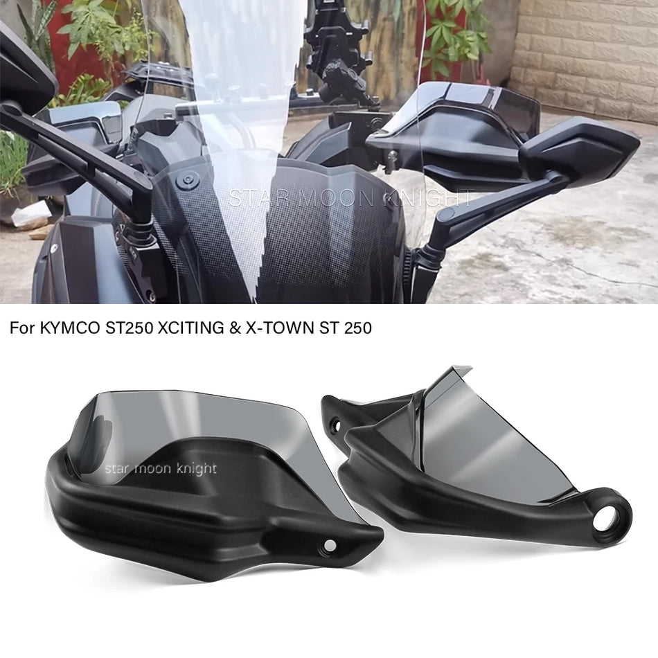 Προεκτάσεις Προστατευτικών Χεριών KYMCO ST250 Xciting για Σκούτερ X Town ST 250, Προστασία από ABS Πολυκαρβονικό