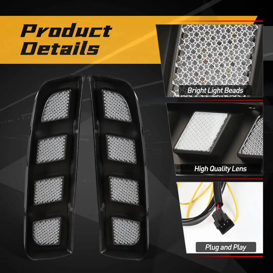 DRL For Honda Civic 10th Generation Type R 2018 2019 2020 202 LED Daytime Running Light Dynamic Turn Signal Lamps Fog by InterCyprus Trading Ltd