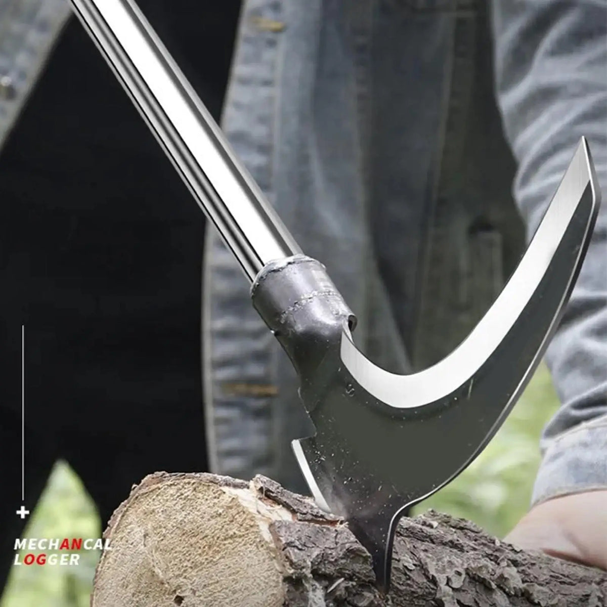 Double Scythe Multi-Purpose Brush Mowing Tool &ndash; Heavy Duty Forged Blade for Efficient Weeding