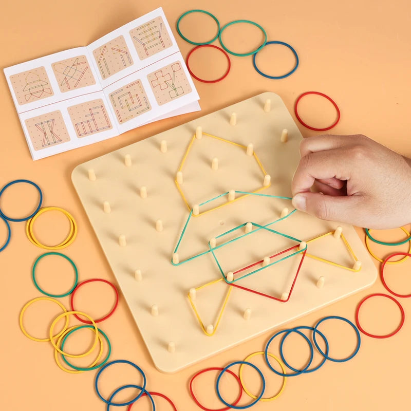 2-In-1 Wooden Tic Tac Toe And Pegboard Set &ndash; Montessori Play