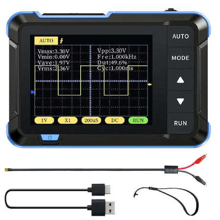 FNIRSI Handheld 2 In 1 Digital Oscilloscope 10 MHz 48MSps DSO152 Standard
