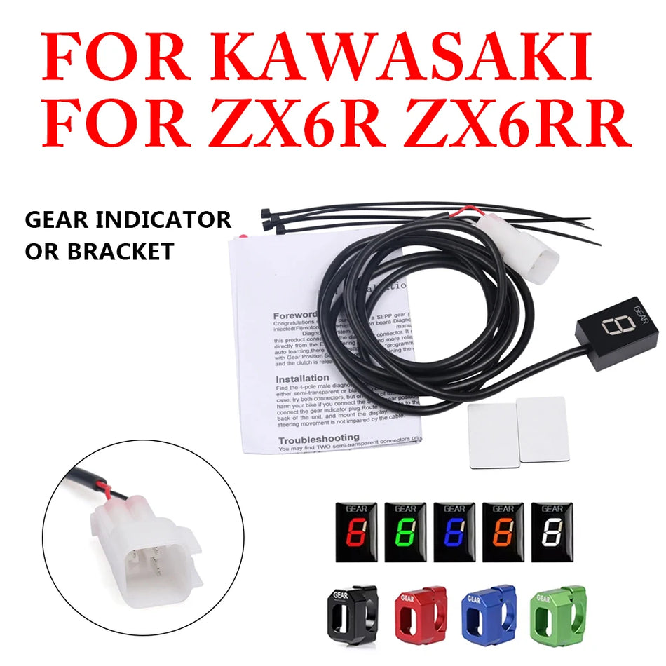 Kawasaki ZX-6R ZX-6RR Gear Indicator Display for 2003-2004