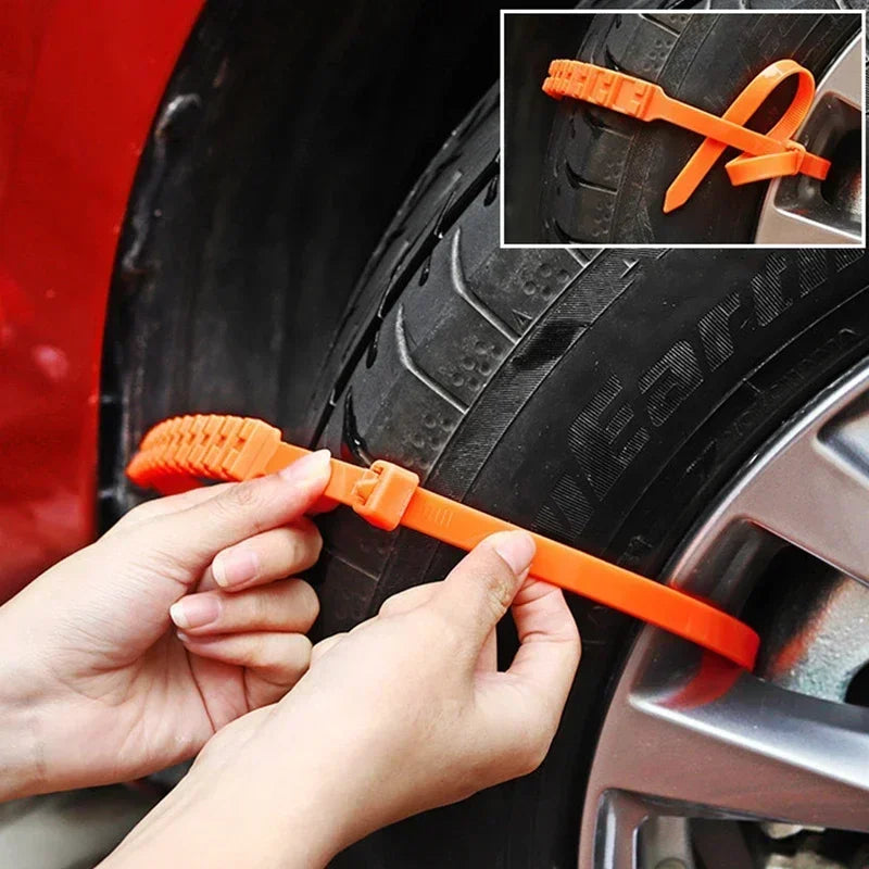 Universal Snow Car Tire Chains - Anti Slip Winter Traction