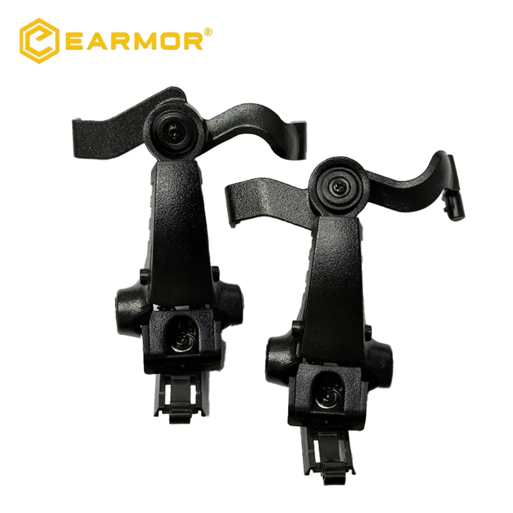 EARMOR M16C Tactical Earphone ARC Helmet Adapter Kit for M31/M32 Series black