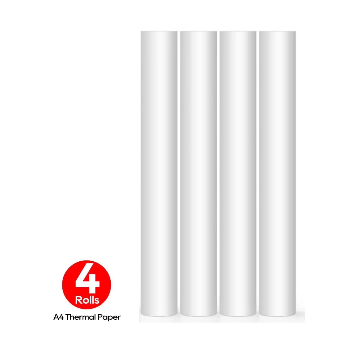 Thermal A4 Mobile Printer &ndash; Ultra Portable Inkless Bluetooth Red