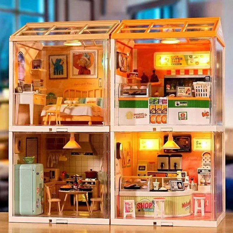Miniature Doll House DIY Kit &ndash; Creative Room Decor And Fun