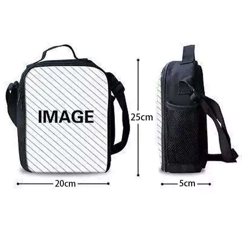 The Zoonomaly Childre Lunch Bags ,Cartoon School Bags for Girl Boys ,Child Picnic Bags for Food and Juice,Kids School Cooler Bag