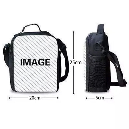 The Zoonomaly Childre Lunch Bags ,Cartoon School Bags for Girl Boys ,Child Picnic Bags for Food and Juice,Kids School Cooler Bag