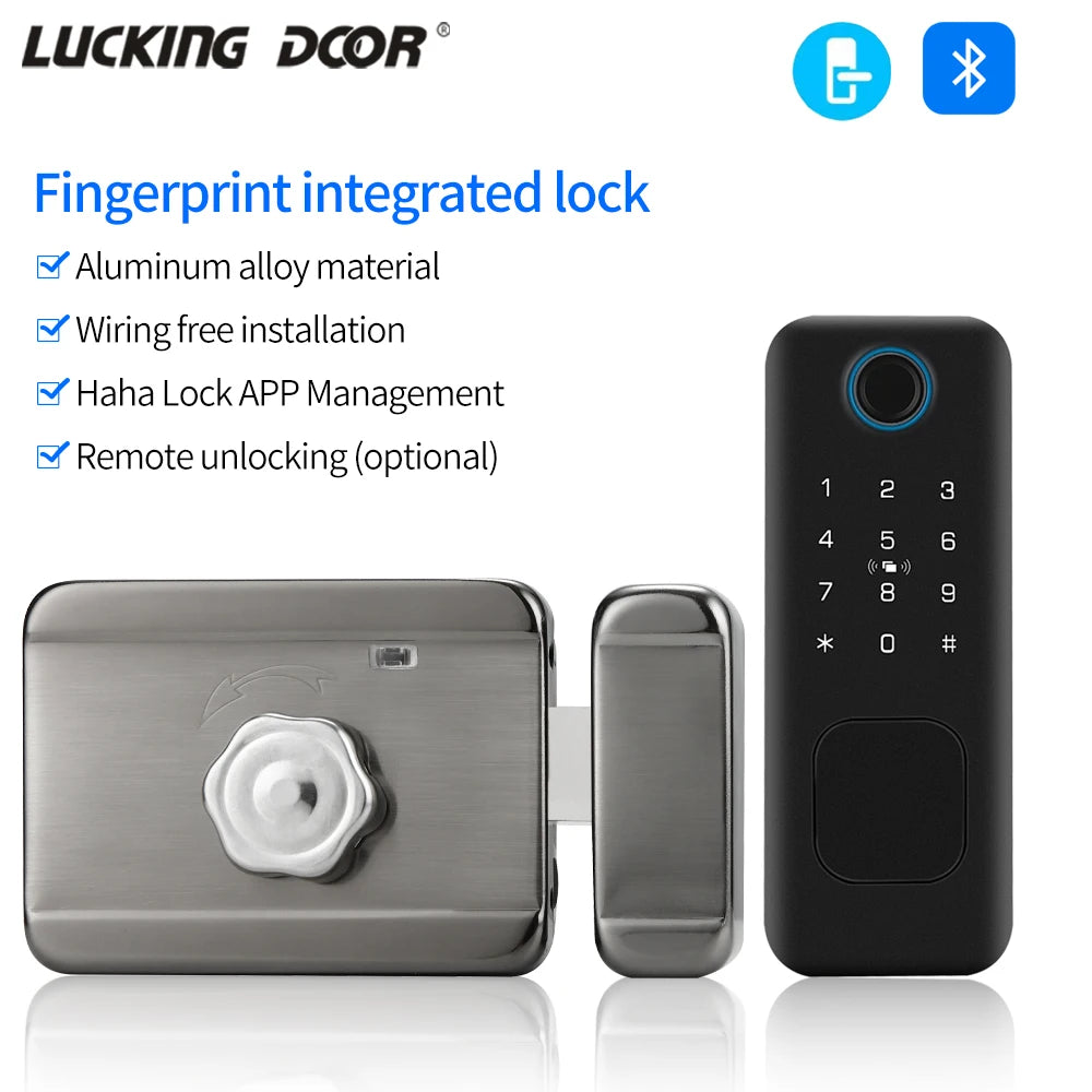 HAHALOCK VD10 &ndash; Smart Biometric Door Lock With App Control Default Title