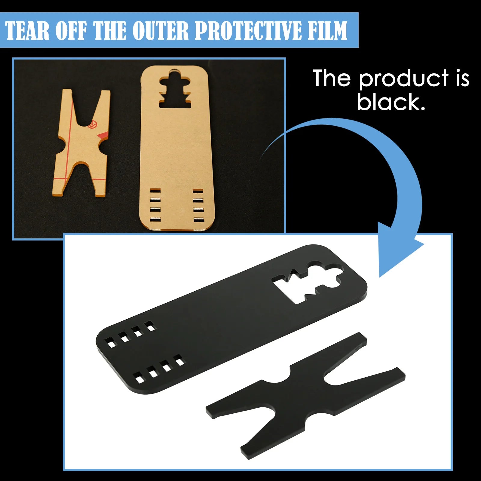 1QPJ2018BK Pistol Rack &ndash; Four Adjustable Slots to Fit