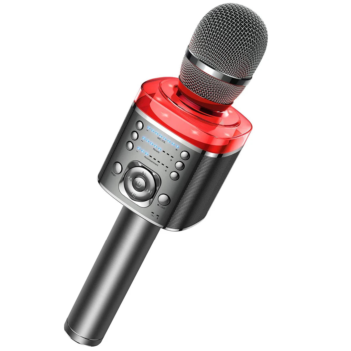 Karaoke Microphone Bluetooth Wireless Mic &ndash; Ultra Portable Grey / CHINA