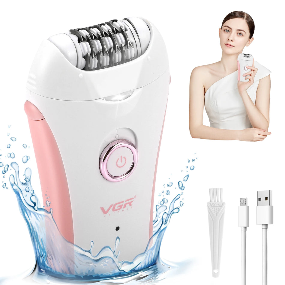 Nabíjateľný epilátor Jugacool pre ženy na tvár a telo