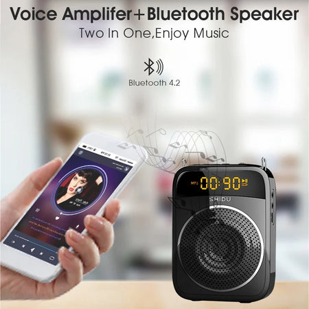 SHIDU S298 Bluetooth Voice Amplifier &ndash; 6H Battery