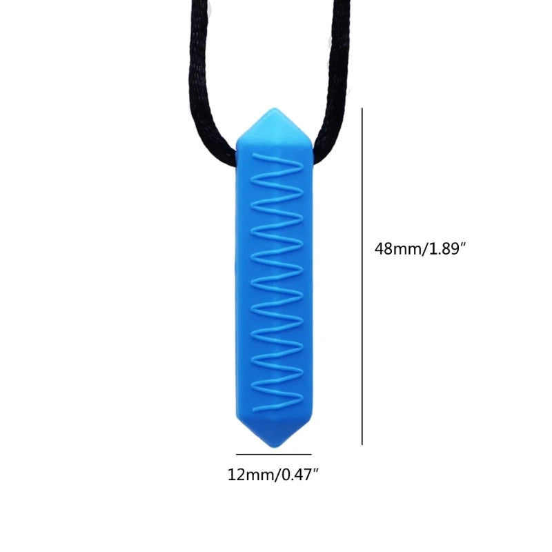 Stylish Silicone Chew Necklace for Sensory Relief