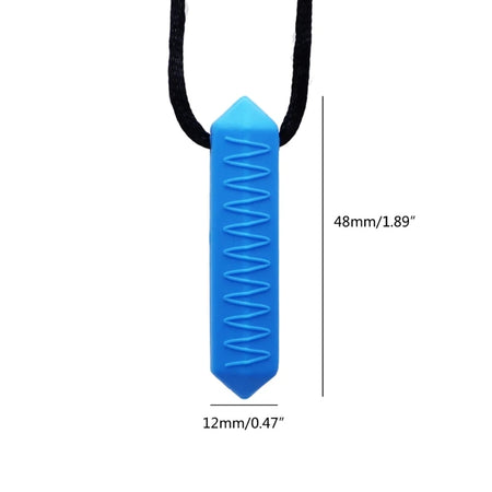 Stylish Silicone Chew Necklace for Sensory Relief