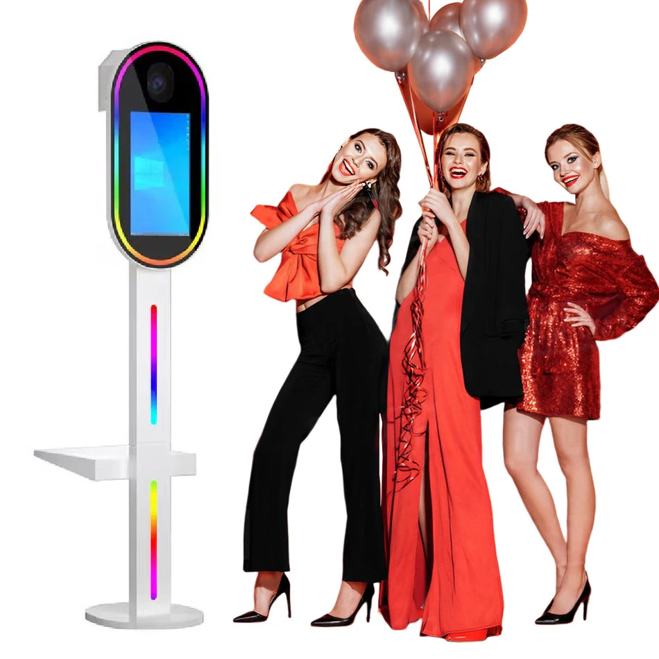 15.6 tuuman valokuvausautomaatin selfie-kosketusnäyttö RGB-valaistuksella