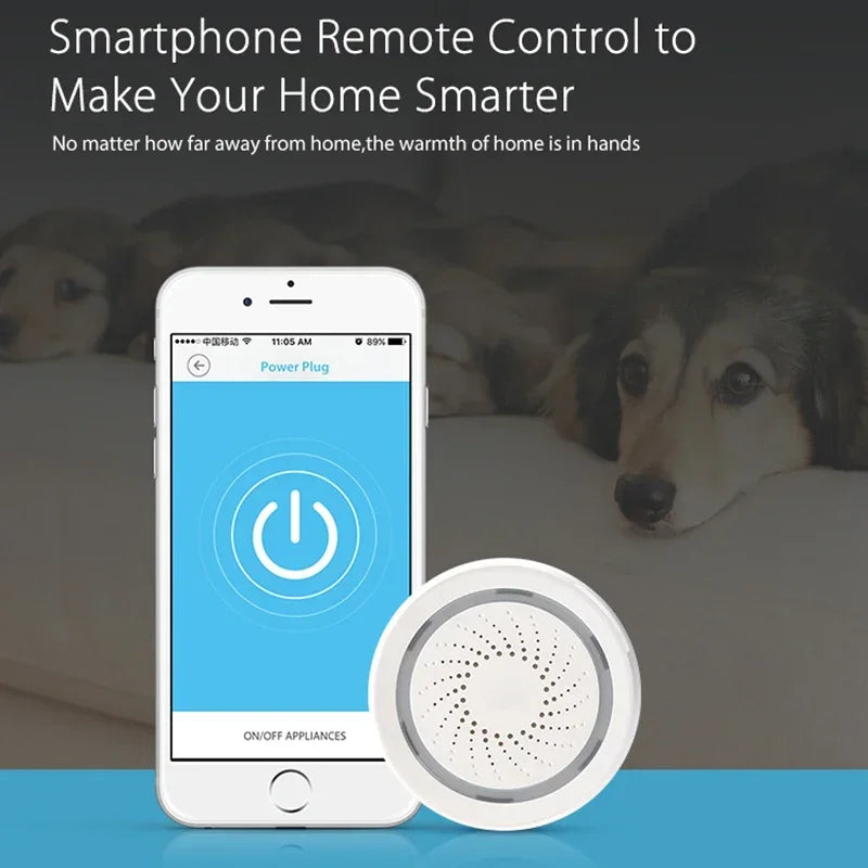 Tuya Smart Alarm Siren Sensor WKD-ALM01 &ndash; 100dB Ultra Loud