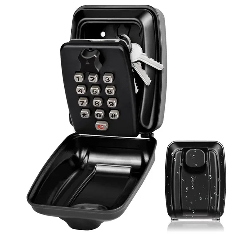 Creative Waterproof Hanging Key Box - 12 Digit Code Lock