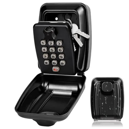 Creative Waterproof Hanging Key Box - 12 Digit Code Lock
