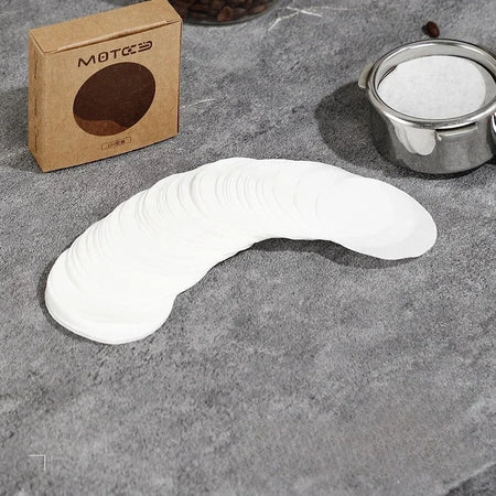 Coffee Machine Handle Round Filter Paper &ndash; Eco-Friendly and Stocked 100Pcs