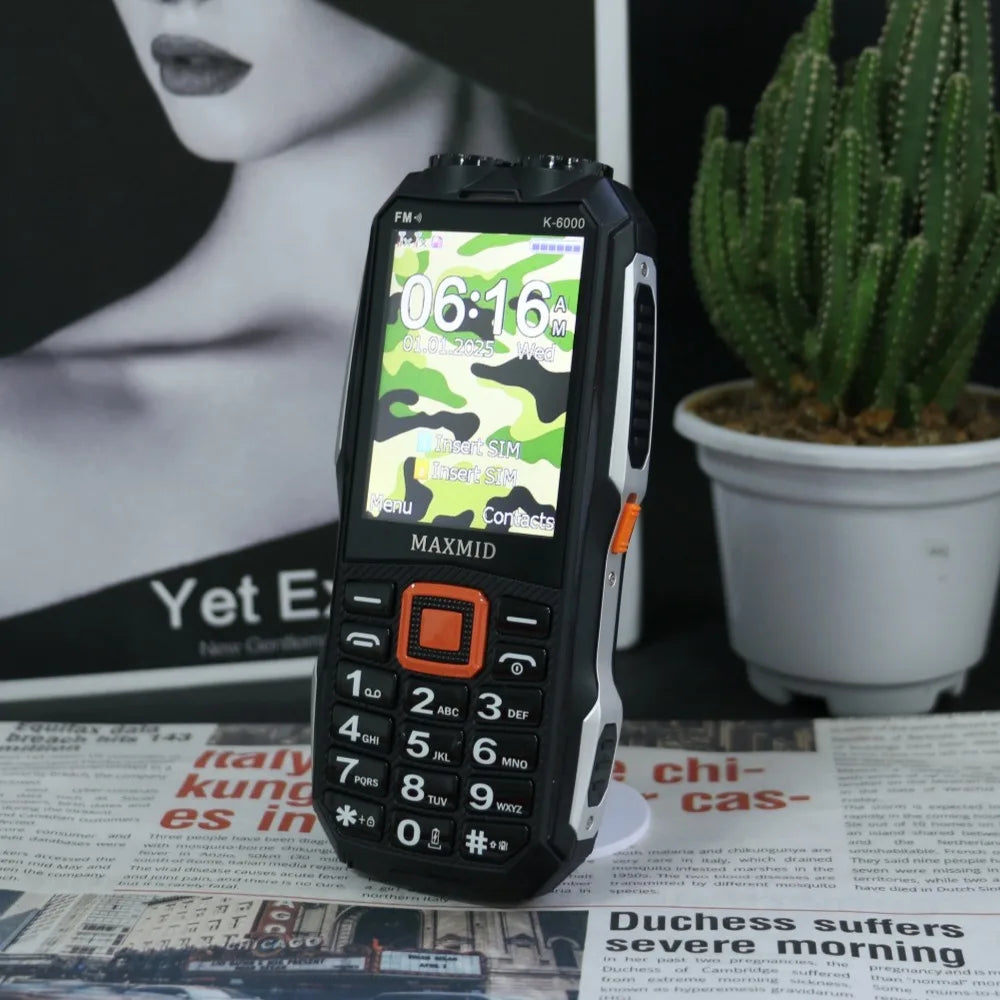 Senior Mobile Phone 2.8 Inch HD - Long Standby Battery Black / Full set