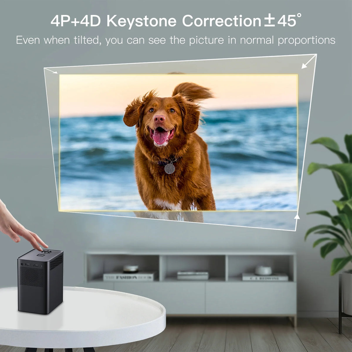 TOPSION S30MAX Projector &ndash; Portable 4K Android Beamer