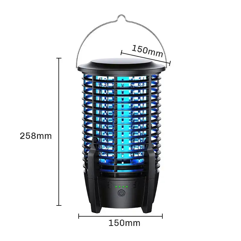 Outdoor Bug Zapper With LED Light 2000V Mosquito Killer