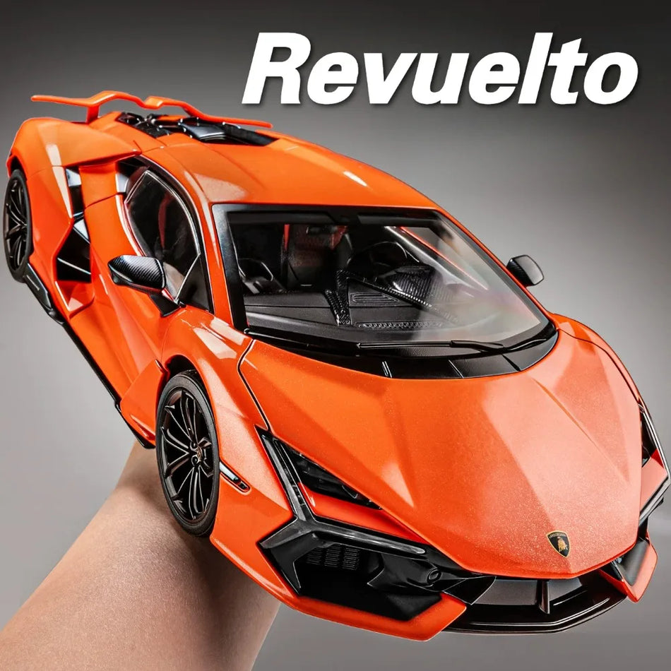 1:18 Revuelto LP770 Diecast Avtomobilski Model - Zlitinasto Telo, Vrata se Odprejo