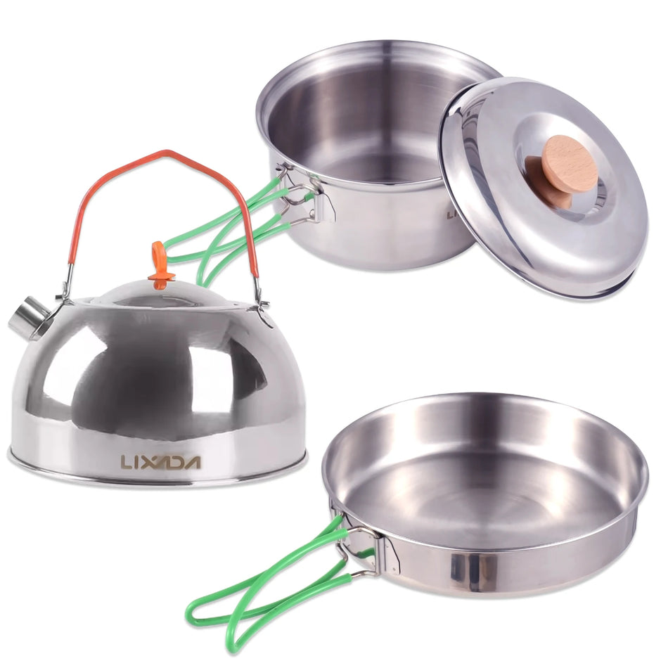 LIXADA Collapsible Camping Cookware &ndash; Ultra Lightweight