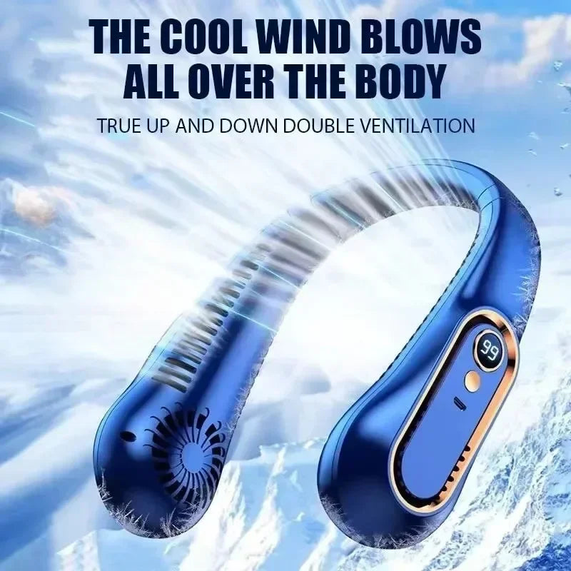 Neck Bladeless Fan Mini &ndash; Ultra Quiet Portable USB Fan