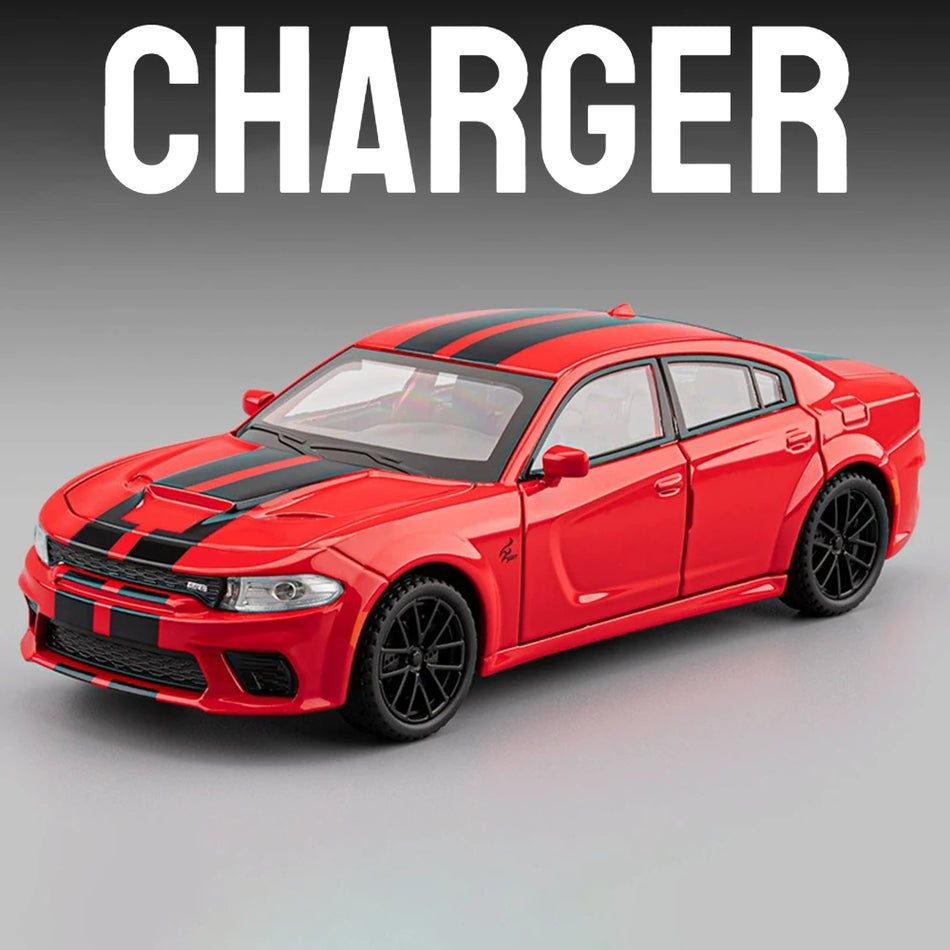 1:32 Zlitinski Diecast Charger 1970 Avtomobilski Model Igrača z Vlečenjem, Zvokom in Svetlobo