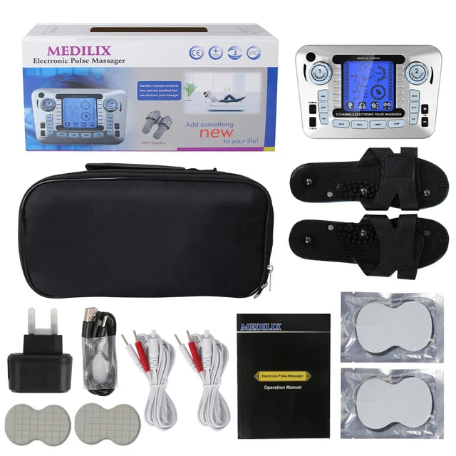 Hmeily 12 Modes EMS Muscle Stimulator &ndash; Pain Relief EU SET WITH SHOE