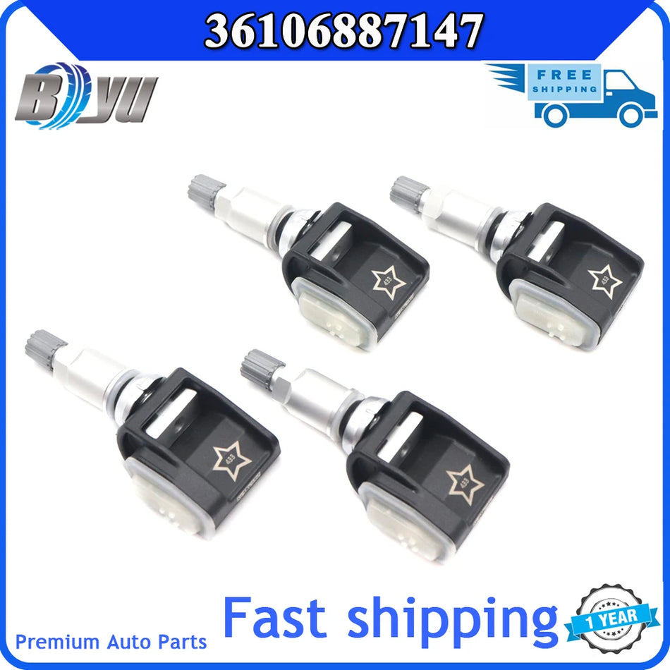 Senzor TPMS 433MHz pentru BMW Seria 5/6/7 X3 X4 X5 X7 și Rolls-Royce Phantom, Înlocuire gata de instalat