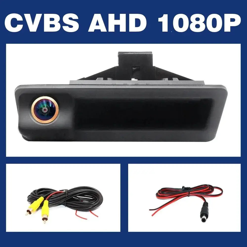 Rear View Camera For BMW X1 X3 E39 E53 E82 E88 E84 E90 E91 E92 E93 E60 E61 E70 E71 E72 Backup Reverse AHD 2K Fisheye Lens Camera by InterCyprus Trading Ltd