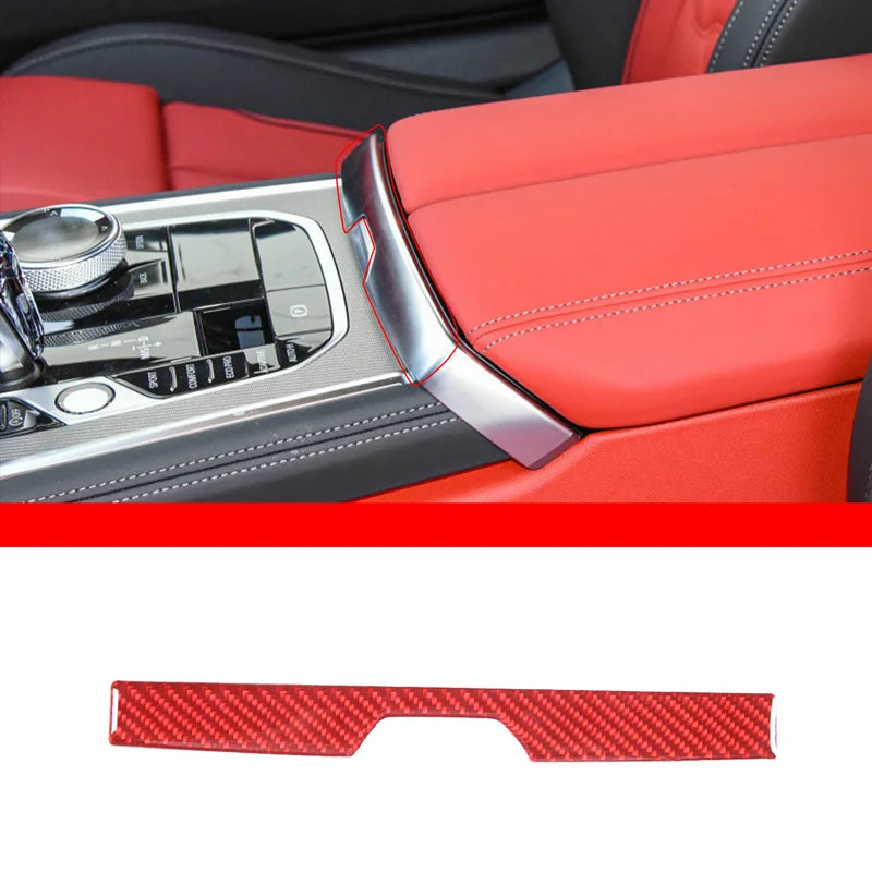 Nalepka za naslon za roke iz ogljikovih vlaken za BMW 8 Series G14 G15 G16