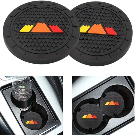 Silicone Cup Holder Coasters For Toyota Tacoma RAV4 2-Pack by InterCyprus Trading Ltd