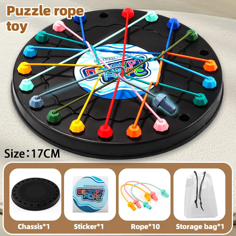 Rope Breaking Battle Challenge Puzzle Toy &ndash; Engaging Logic Training Game 17CM / CHINA