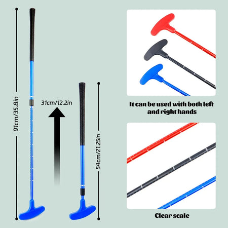 Telescopic Golf Putter &ndash; Double-Sided Non-Slip Design