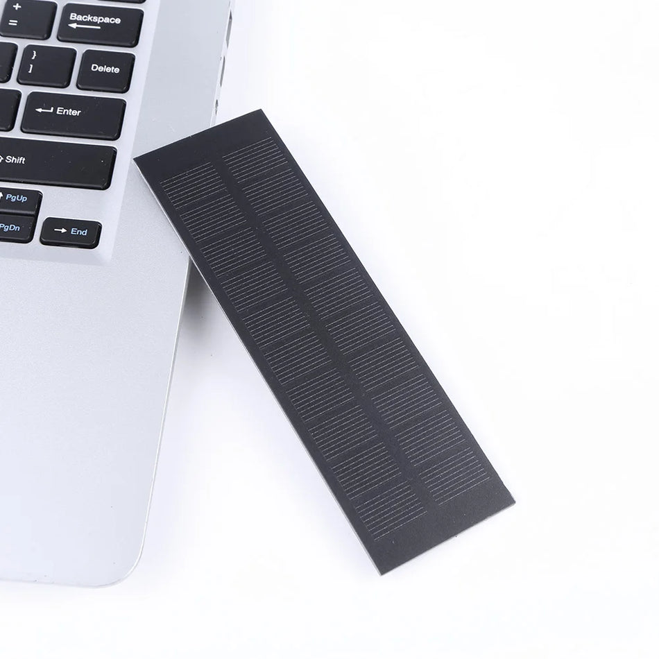 1W 5V Portatīvs Ūdensizturīgs Saules Paneļi Kempingam Pārgājieniem