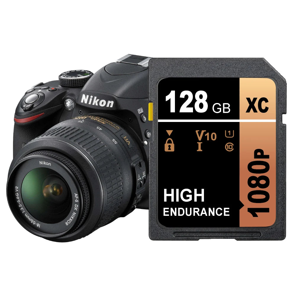 High-Speed Class 10 SD Card for Cameras | 8GB to 512GB | Olevo