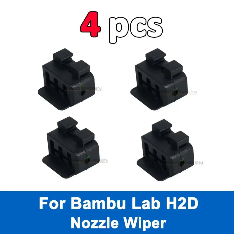 Bambu Lab H2D Nozzle Wiper Silicone Cleaning Brush Hotend 4pcs for H2D