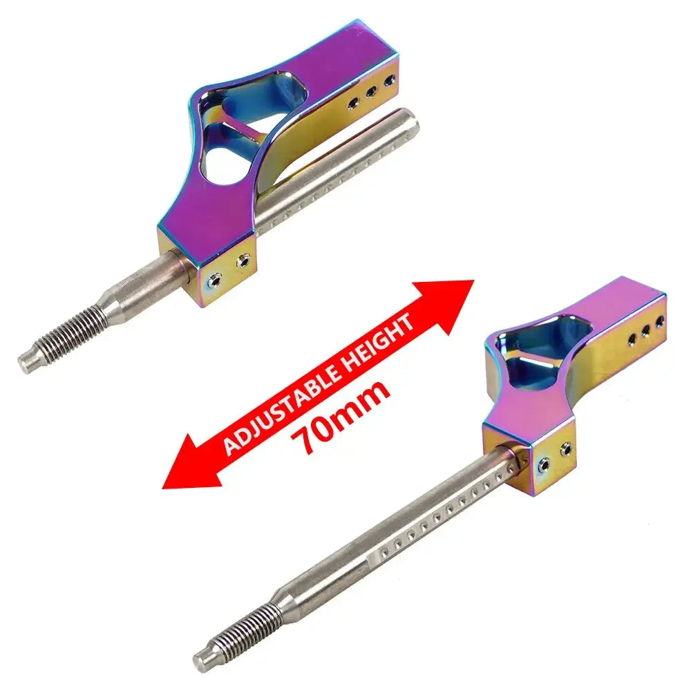 Aluminum Car Gear Shifter Extender Kit with 4 Adapter Adjustable Height Lever Extension For Honda Stick Shift Vehicle by InterCyprus Trading Ltd